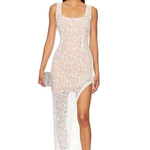 Nadine Merabi LOUISA WHITE DRESS